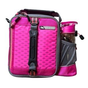 NWOT Pink AZ Arctic Zone Pro Lunch Bag with water bottle, containers, ice pack